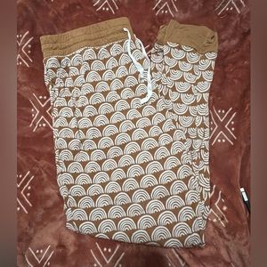 GUC little sleepies rust rainbow sleep pants